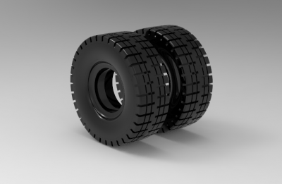 Autodesk Inventor ipt file 3D CAD Model of Solid rubber tread bands D=250(mm)	Tyre width (mm)85	Load cap. at 6 km/h 600(kg)	 Load cap. at 25 km/h 475(kg)