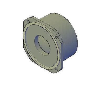 扬声器3D CAD DWG