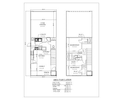 2 & 3 Bedroom Rental Duplex House US Style .dwg-6