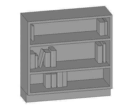Book Shelf Design Revit Family 5