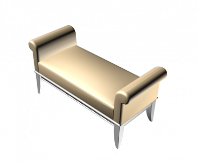 Daybed 3DS Max model 