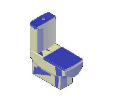 Aseo bloque de diseño CAD 3D