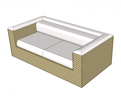 花园沙发SketchUp模型