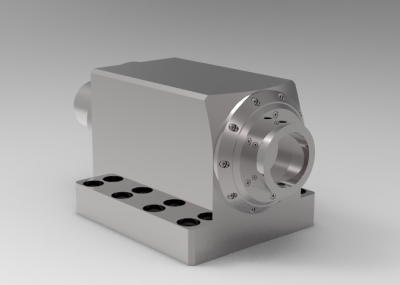 Solid-works 3D CAD Model of Spindle Speed=80000	 Length=160 	 D(mm)=160,  Belt drive 