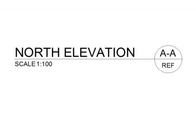 Annotation - North Elevation symbol