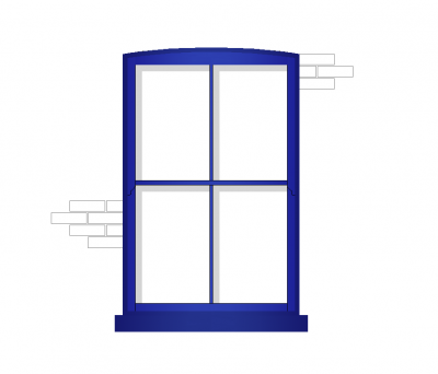 Victorian Schiebefenster - Farbe
