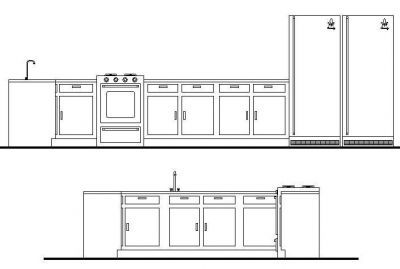 Kitchen - Units Elevation
