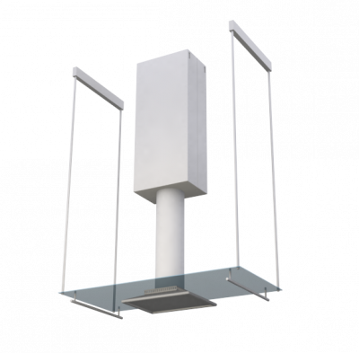 Kitchen extractor unit 3DS Max model