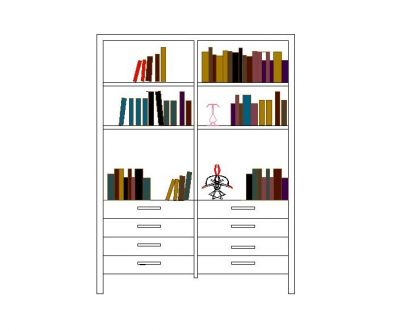 Estante de Livros / Biblioteca