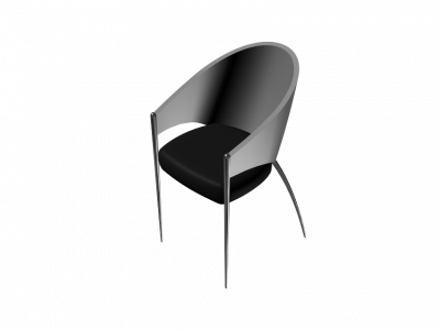Waiting area chair 3DS Max model
