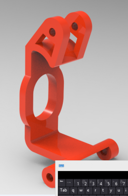 Modello triciclo CAD lavorabile CNC di Inventor 29