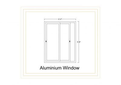 2d Aluminium Window