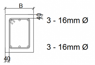 3-16mm Reinforcement Mid-span Tiess DWG Drawing