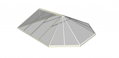 Victorian style skylight Sketchup model