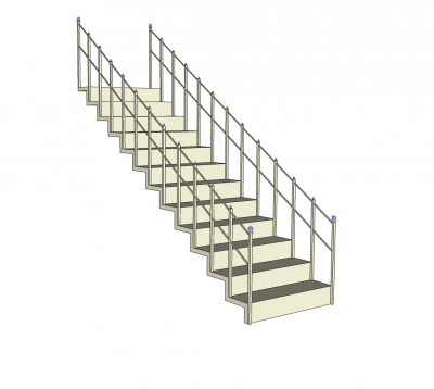 Modello per scale Modello di sketchup