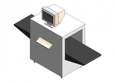Baggage X-Ray scanner Revit family