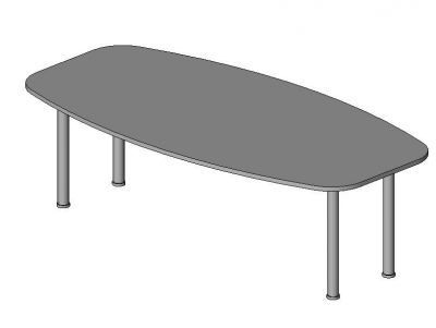 Board Table Simple Revit Family 