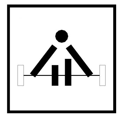 Sports symbol: Weighlifting