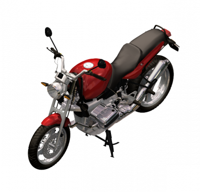 BMW motorbike 3DS Max model