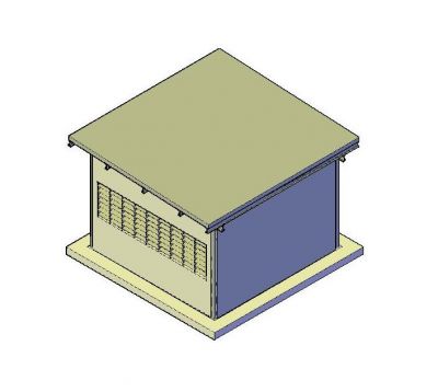 Pump House 3D DWGモデル