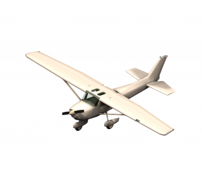 Modello 3DS Max di velivoli Cessna