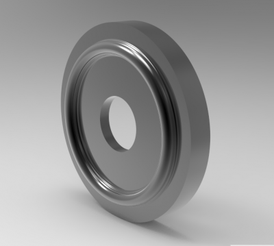 Solid-works 3D CAD Model of Gaskets for pipe couplings 1