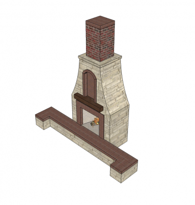 Fireplace 3D models