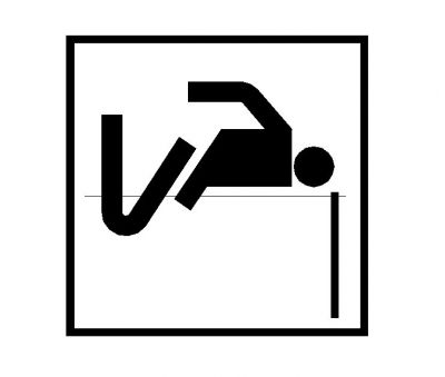 symbole Sports: High Jump