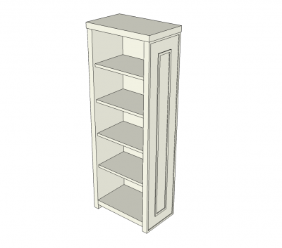 Bookcase Sketchup model