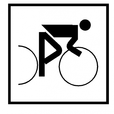 Sports symbol: Cycling
