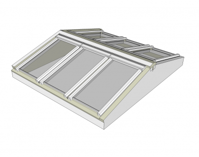 Roof window Sketchup model 