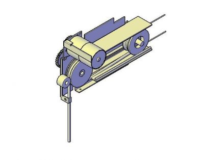 Cable Retractor 3D CAD model