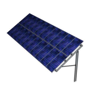Solar panels Sketchup model