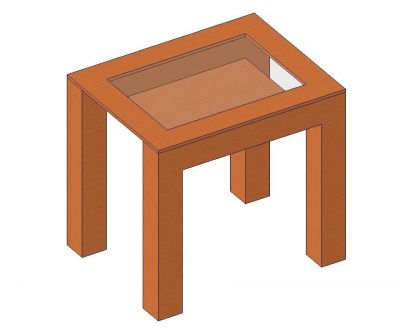 Table Coffee Revit Family 13