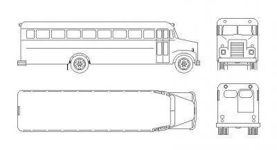 Ônibus - American School Bus