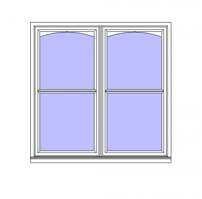 Window Built-in Wall Revit Family 6