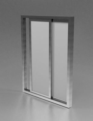 3D-Aluminium window