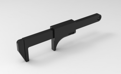 Autodesk Inventor ipt file 3D CAD Model of Mechanical Tools Monkey wrenches: A(mm)=80	B(mm)=45	C(mm)=13	L(mm)=375	Mass(kg)=1.44