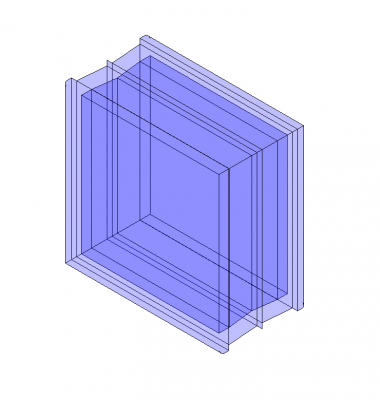 Glass block Revit model 