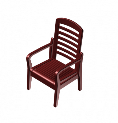 Outdoor chair 3DS Max model 