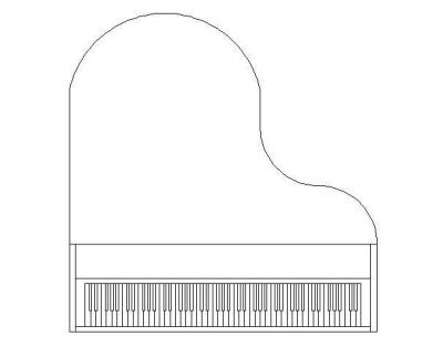 Baby Grand Piano - Plano