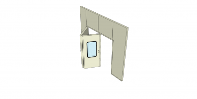 二つ折りドアSketchupモデル