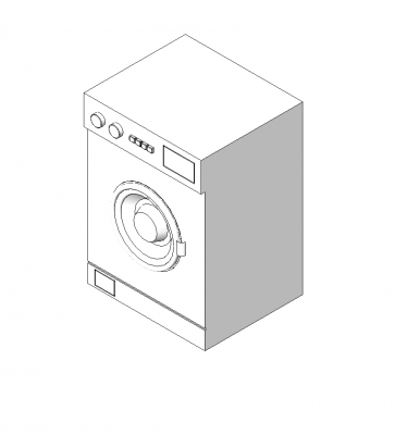 Washing machine revit model
