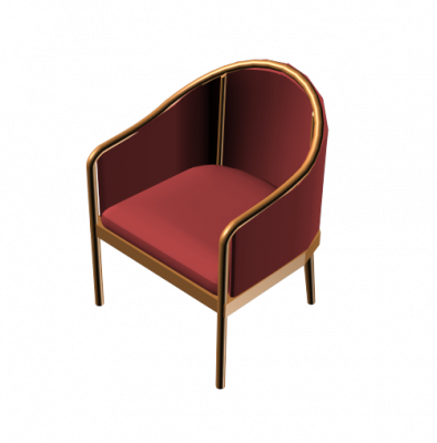 Cadeiras lounge Revit e modelos 3ds max