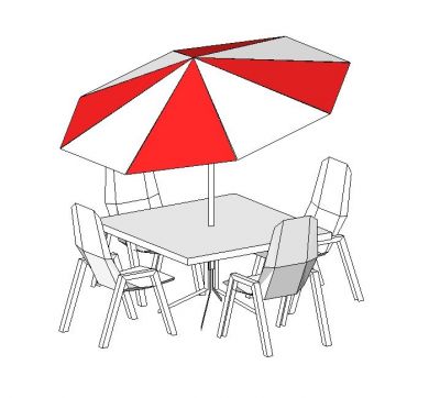 Outdoor Table Revit Family