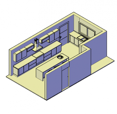 Kitchen Design Modelli 3ds max, modelli di sketchup e blocchi di AutoCAD