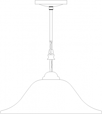468mm Length Traditional Lamp Left Side Elevation dwg Drawing