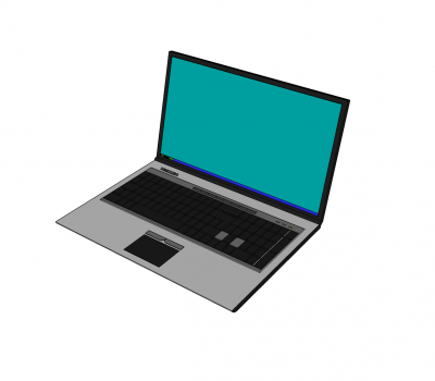 Laptop Sketchup model