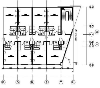 Hôtel design 01 - plan