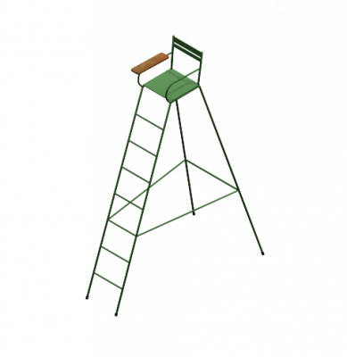 Umpire chair 3DS Max model